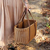 Rattan Cloth Bag Hand Basket Hand Basket Gift Basket Flower Basket Fruit Basket Vegetable Basket Shopping Basket Tram Hanging Basket