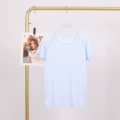 1.0 powder blue short sleeves