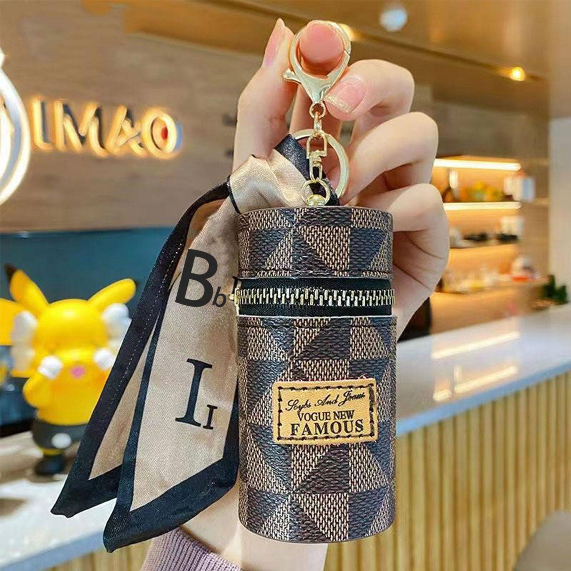 Live gift mouth red envelope key chain European and American presbyterian change wallet welfare mini bucket bag explosion light luxury feeling