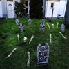 Halloween Floor-Standing Skeleton Set Ghost Festival Decoration Props Simulated Human Plastic Hand Bone Skull Ornaments