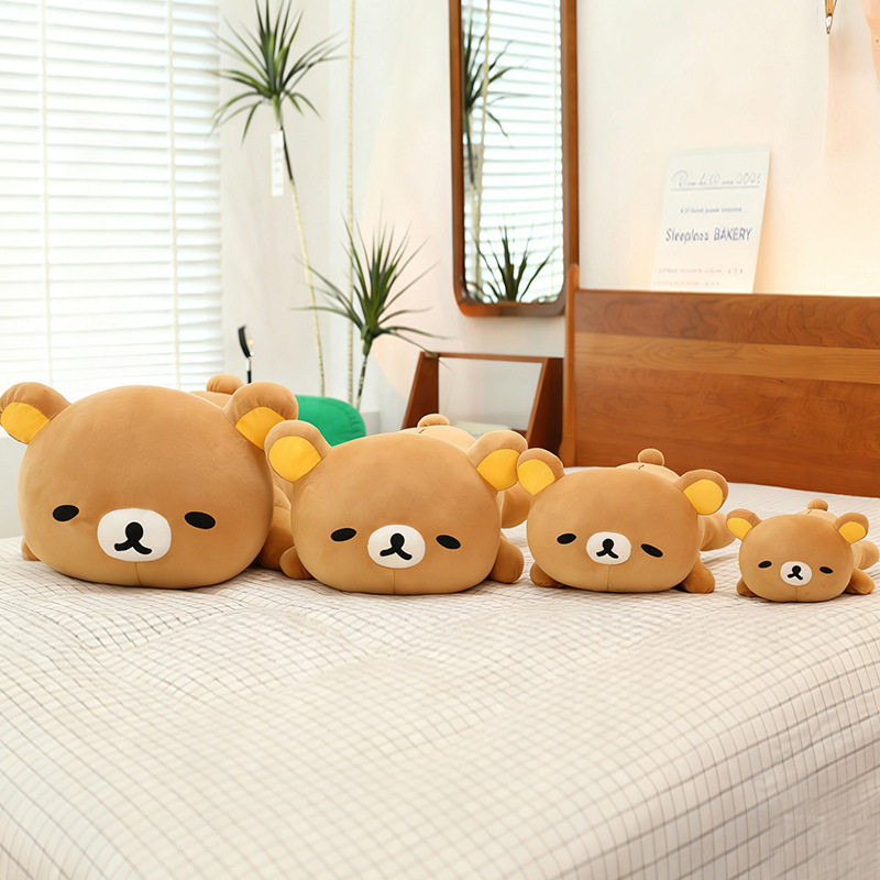 Factory Direct Sales Easy Bear Lying down Relaxing Bear Large Plush Toy Doll Cute Easy Bear Pillow Doll