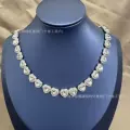 Big diamond love necklace