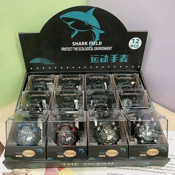 Watch Box Digital Watch Quartz Watch Storage Box Jewelry Box Gift Box Packaging Box Steel Hexagonal Watch Box Universal