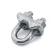 Italian-Style Forged Clamp Head, Hot-Dip Galvanized Electro-Galvanized Rigging Lifting Fixed Carbon Steel Wire Rope Clamp Head