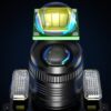 Cross-border induction zoom LED strong head lamp miner's lamp USB charging intelligent electric display head-mounted flashlight fishing lamp