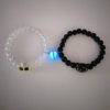 Cross-border European and American Beaded Bracelet Cute Cat Two Loads of Love Magnetic Luminous Luminous Couple Bracelet Bracelet
