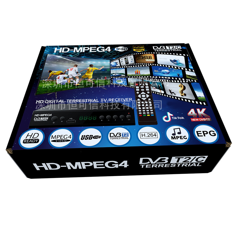 Hd-Mpeg4 Set-Top Box Dvb-T2/C Digital Tv Signal Fta South African Hd Receiver