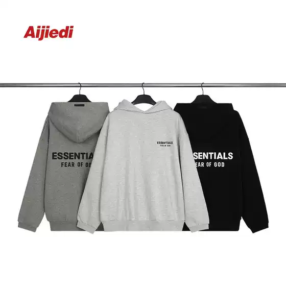 Multi-Line Hoodie Casual Wessels Sweatshirt Couple Outwear Loose Gfo High Street Trendy Ins Versatile 380g Cotton