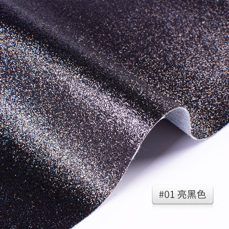 Glitter Cloth Pu Leather Fabric Glitter Christmas Glitter Sequin Textile Leather Glitter Clothing Accessories