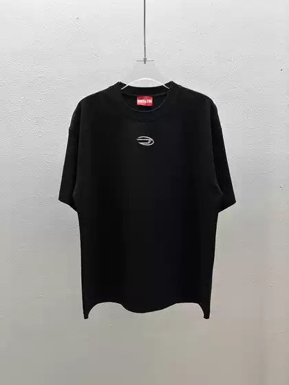 Trendy Diess&Sfl Diesel Short-Sleeve Unisex T-Shirt Loose Fit Silver Label T-Shirt Fashion Brand Oversize