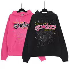 Specially Designed for High-Quality 420g Cotton Heavyweight Original Sp5Der Sweatshirt American Sports and Leisure Versatile Hoodie