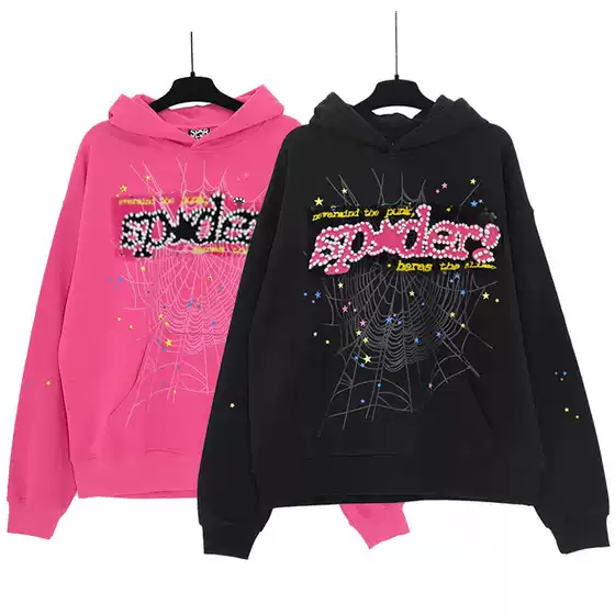 Specially Designed for High-Quality 420g Cotton Heavyweight Original Sp5Der Sweatshirt American Sports and Leisure Versatile Hoodie