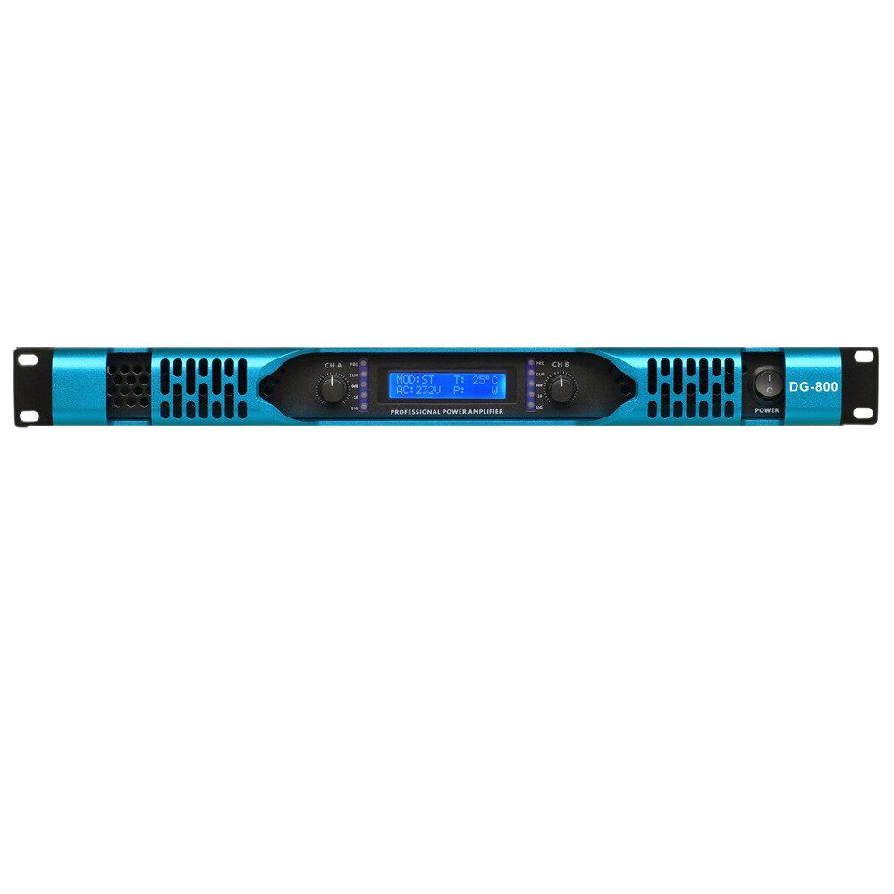 800Watts High-Power Two-Channel Digital Power Amplifier with Small Size to Meet All Series of Speakers for Stage Performances