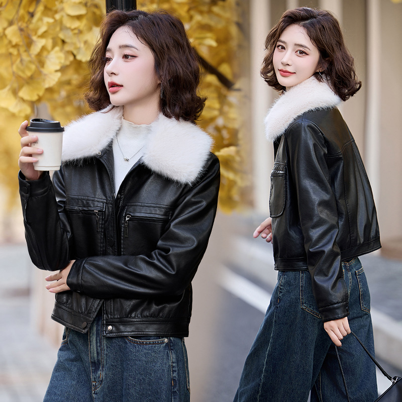 (Mới) Mã B6882 Giá 1900K: Áo Da Nữ Hatdng Hàng Mùa Xuân Thu Đông Dày Ấm Thời Trang Nữ Chất Liệu G05 Sản Phẩm Mới, (Miễn Phí Vận Chuyển Toàn Quốc).