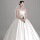 Французское легкое свадебное платье-топ bride 2026 новая атласная текстура основной пряжи, простое маленькое платье из пряжи mini 1