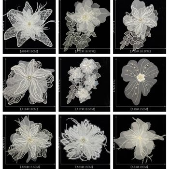 2025 Popular Hot-Selling Versatile Lace Three-Dimensional Embroider Lace Accessories Integrated Production Massive Ready Stock Quick Delivery