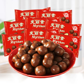 Liang Feng Chocolate Bean 25g Bulk Melanie Sandwich Chocolate Snacks 80 Childhood Nostalgia