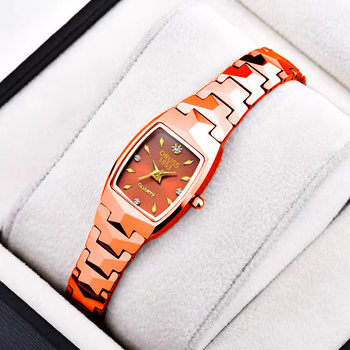 Antique Chinese Style Middle Ancient Fragrant Style Simple Elegant Retro Square Dial Small and Exquisite Watch Women's Ins Style