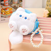 Cute Tuan Tuan Cat Internet Celebrant Bead Chain Coin Purse Pendant Doll Plush Doll Storage Bag Cartoon Doll Earphone Bag