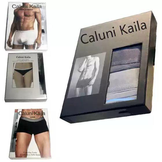 Ebay Omep Foreign Trade European and American Trendy Brand Couple Women's Triangle Pants Men's Flat Corner Underwear Couple Underwear
