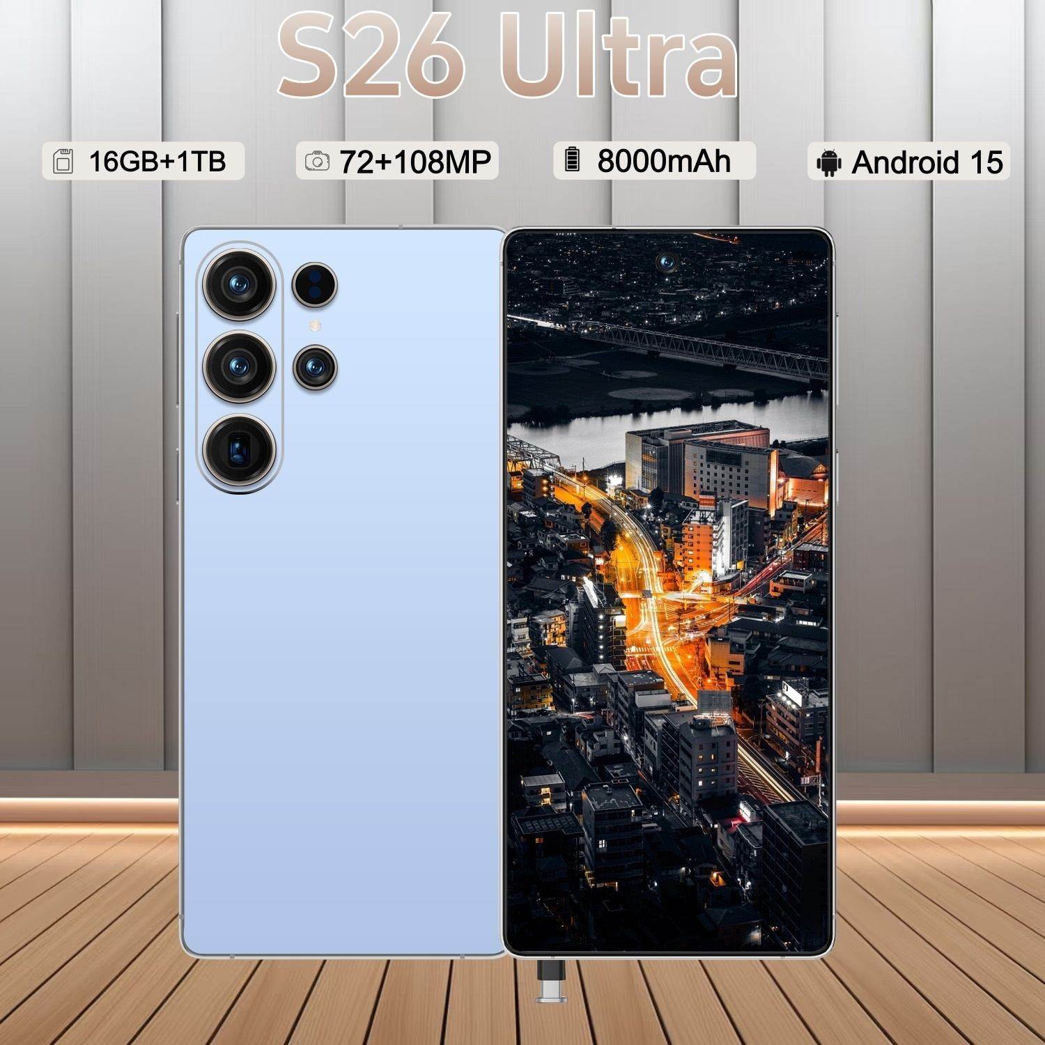 跨境手机 5G S26 Ultra 6.75英寸智能手机现货 全球版 含税价