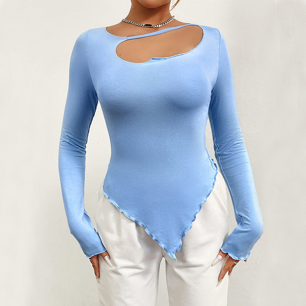 Womens Slim Fit Long Sleeve Top Sexy Stylish Short Design Perfect for Spring and Summer Wholesale Available