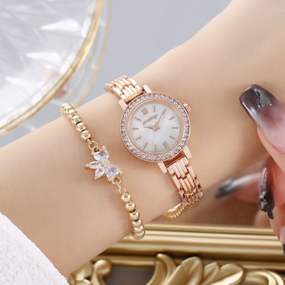 Bracelet Watch Stars Same Style Watch Women's Baby's Sky Star Diamond Small Gold Watch Exquisite Simple Fritillaria Small Dial Women's Watch