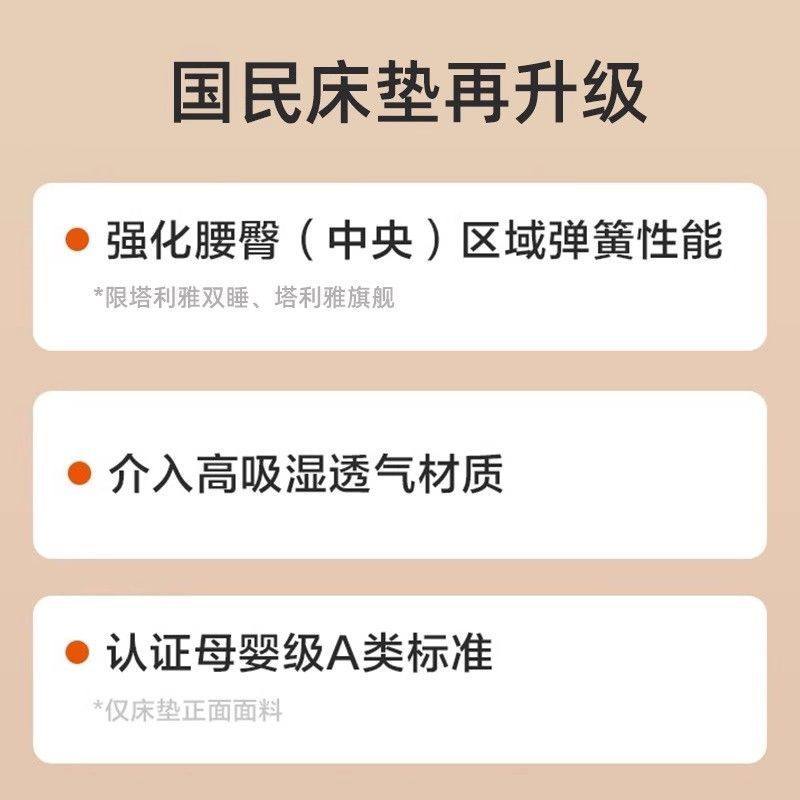 Home Bedroom Indoor Master Bedroom Double Latex Spine Spring Jute Mattress Dormitory Five-Star Hotel Same Quality