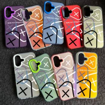 Suitable for Iphone17 Mobile Phone Case Apple 18Pc12Promax13 Cross-Border 11 Color Silver Imd141116 Trendy Brand