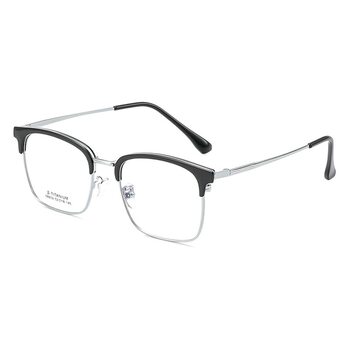 Professional online glasses fashion versatile myopia glasses men's casual two-color glasses frame retro simple glasses frame