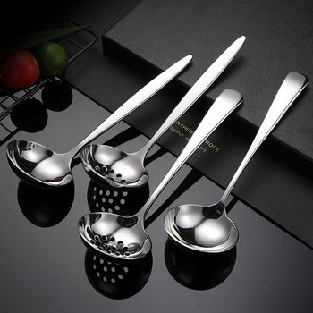 304 stainless steel spoon adult soup spoon thickened household kitchen spoon Korean soup spoon flavor porridge spoon