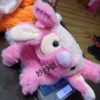 Pink Stitch Stuffed Pen Bag Soothing Doll Cute Cartoon Stationery Bag Storage Bag Gift