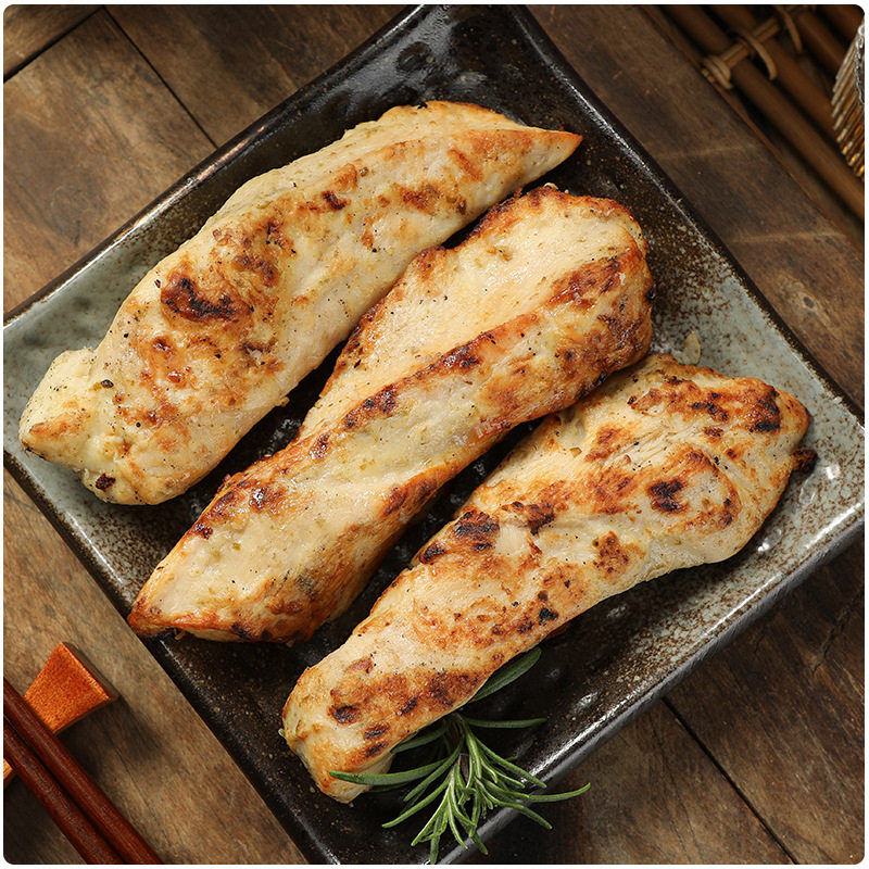 Dacheng charcoal grilled chicken breast 500g fresh frozen fitness light food fast food chicken breast salad snack food