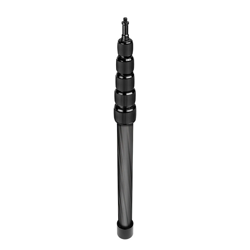 Universal portable two-meter six-section carbon fiber extension rod Dajiang Zhiyun Feiyu stabilizer lengthened telescopic selfie stick