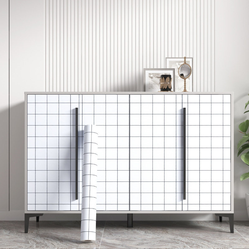 自粘墙纸防水纯色翻新贴纸卧室客厅寝室店铺装饰壁纸灰色素色墙贴