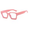 2025 Square Frame Thick Edge Glasses Frame European and American Fashion Ins Glasses Cross-Border Retro Trendy Anti-Blue Light Flat Glasses