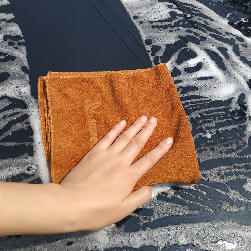 Car wash towel car cleaning thickened large rag car absorbent waterless printing cleaning towel car cleaning cloth