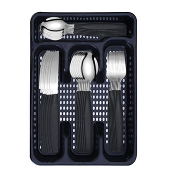 25 Years Cross-Border Knife, Fork and Spoon Set Hotel Restaurant Stainless Steel Steak Knife, Fork and Spoon 25-Piece Gift Box Set