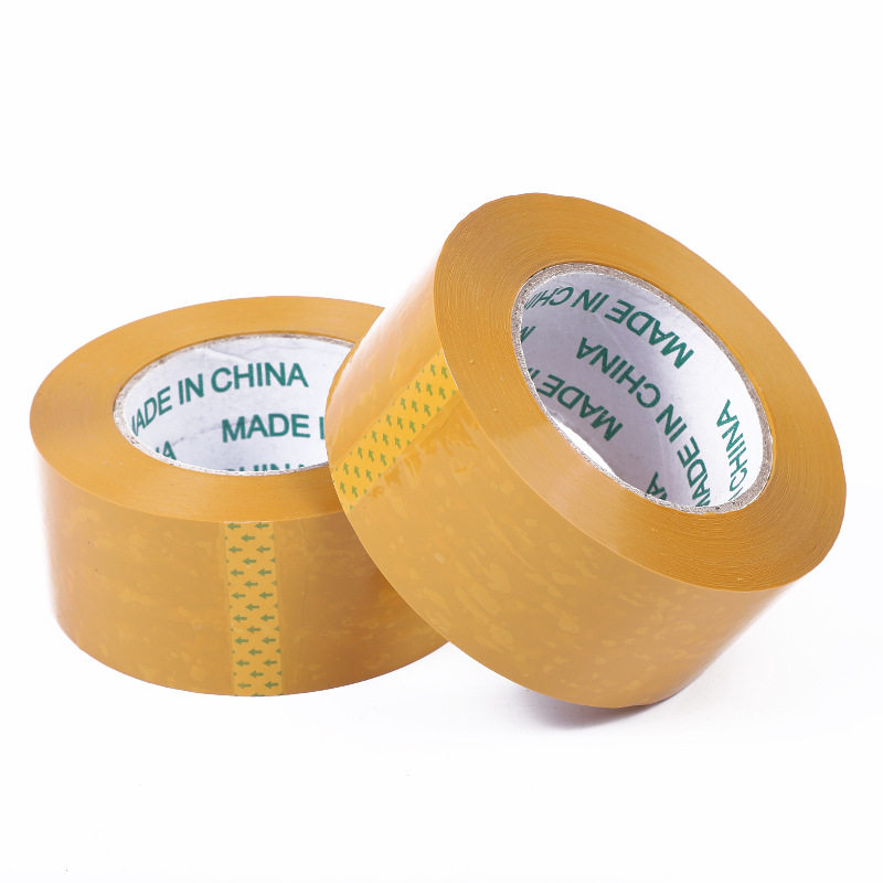 Express packaging sealing transparent tape packaging adhesive paper yellow sealing tape wholesale whole box adhesive tape source manufacturer