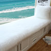 Plush Bay Window Mat Balcony Cushion Thickened Non-Slip Windowsill Mat Faux Wool Bedroom Bedside Rug Nordic Carpet