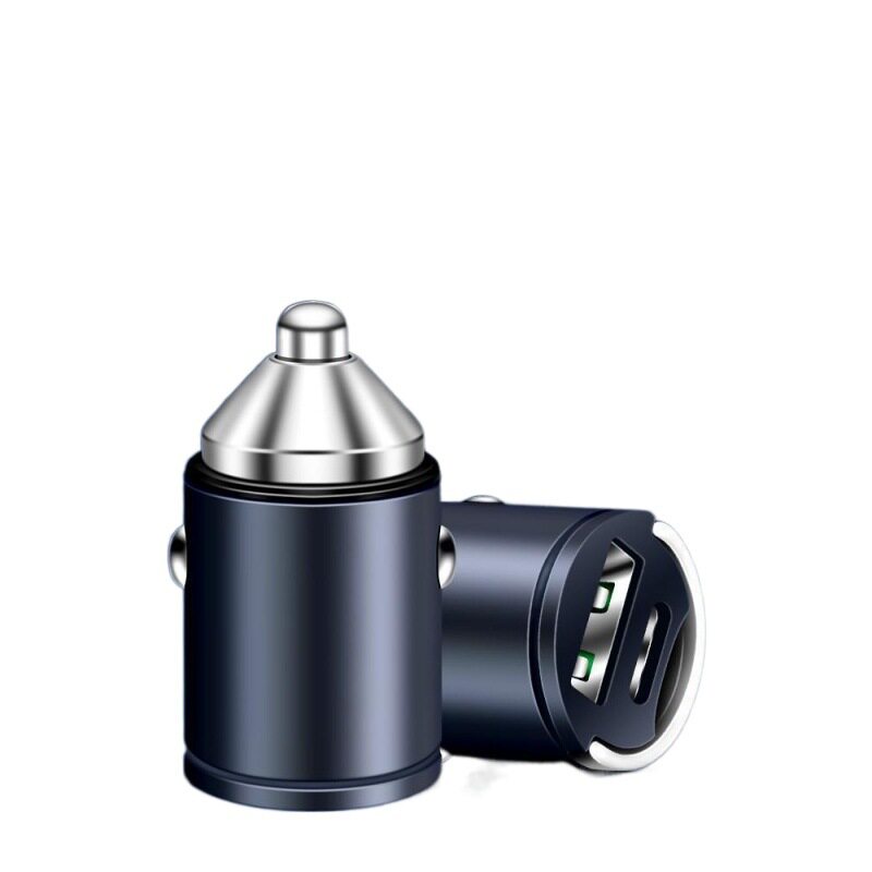 Mini car charger super fast charging head adapter 100W invisible car charger cigarette lighter conversion plug