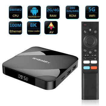 Tv98 Atv W2 Smart Set-Top Box Amlogic S905W2 Tv Box 4K Android Tv Box