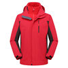 Men's and women's outdoor jacket two-piece three-in-one sports waterproof warm coat can be printed logo