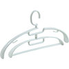 Set with Plastic Double-Layer Clothes Hanger, Traceless Household Clothes Drying Storage Bag, Anti-Shoulder Corner Sliding Hanging Clothes Drying Support