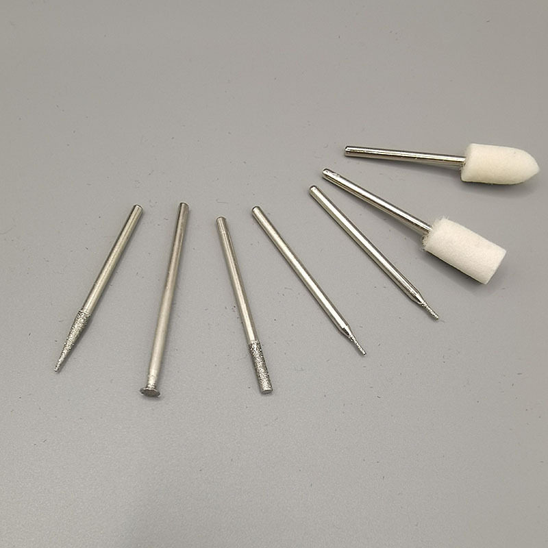Wenwan electric grinding jade carving grinding Needle suit electric grinding accessories 2.35mm suit 7-piece polishing grinding head