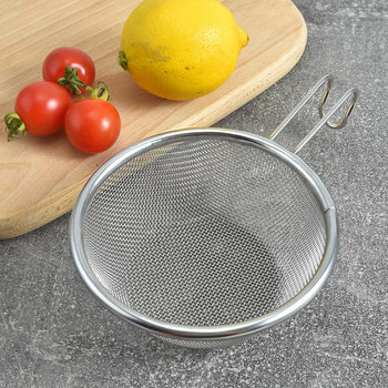 Factory wholesale filter stainless steel colander soybean milk filter kitchen household mesh drain fishing net fishing fence filter spoon