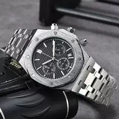 2021 foreign trade men's steel band fashion business quartz watch manufacturers