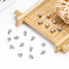 Stainless Steel Hanging Bead Welding Ring Solid Ball Pendant Color-free Round Bead Ball Pendant DIY Jewelry Accessories