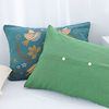 Chinese-style Spring Bird Cotton Gauze Pillowcase Pair Latex Pillowcase Household Bedroom Single Pillow Inner Pillow Cover