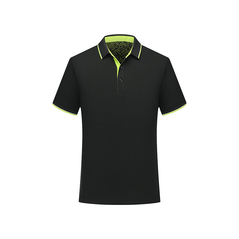 桑蚕丝翻领短袖polo衫工作服t恤广告文化衫厂服工衣定制印字logo